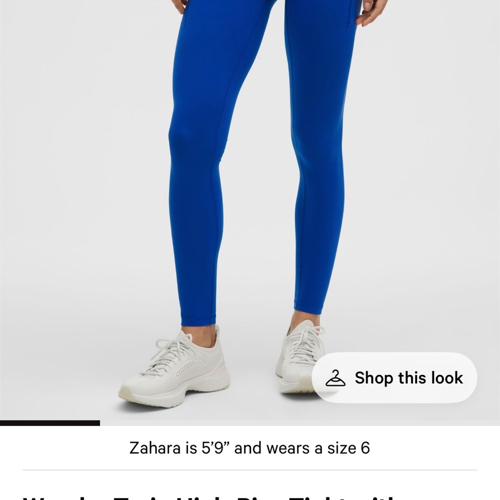 lululemon athletica Blue Leggings